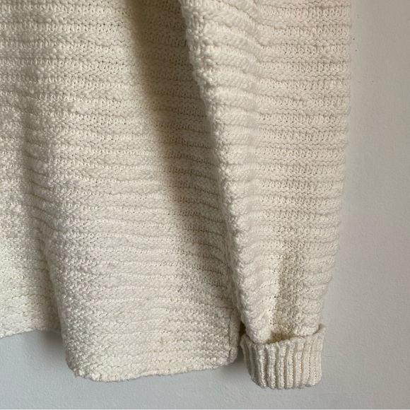 Free People Oversized Cotton Knit Sweater - Picture 3 of 5